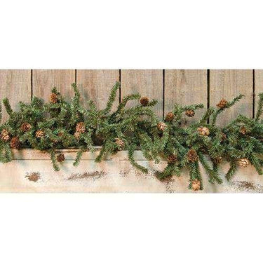 Pine Garland with Cones, 4 ft - The Fox Decor